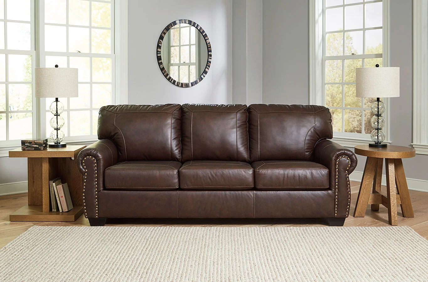 Colleton Dark Brown Living Room Set 3 Colleton Dark Brown Living Room Set - Image 3