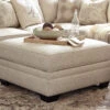 Luxora Bisque Ottoman W/ Storage