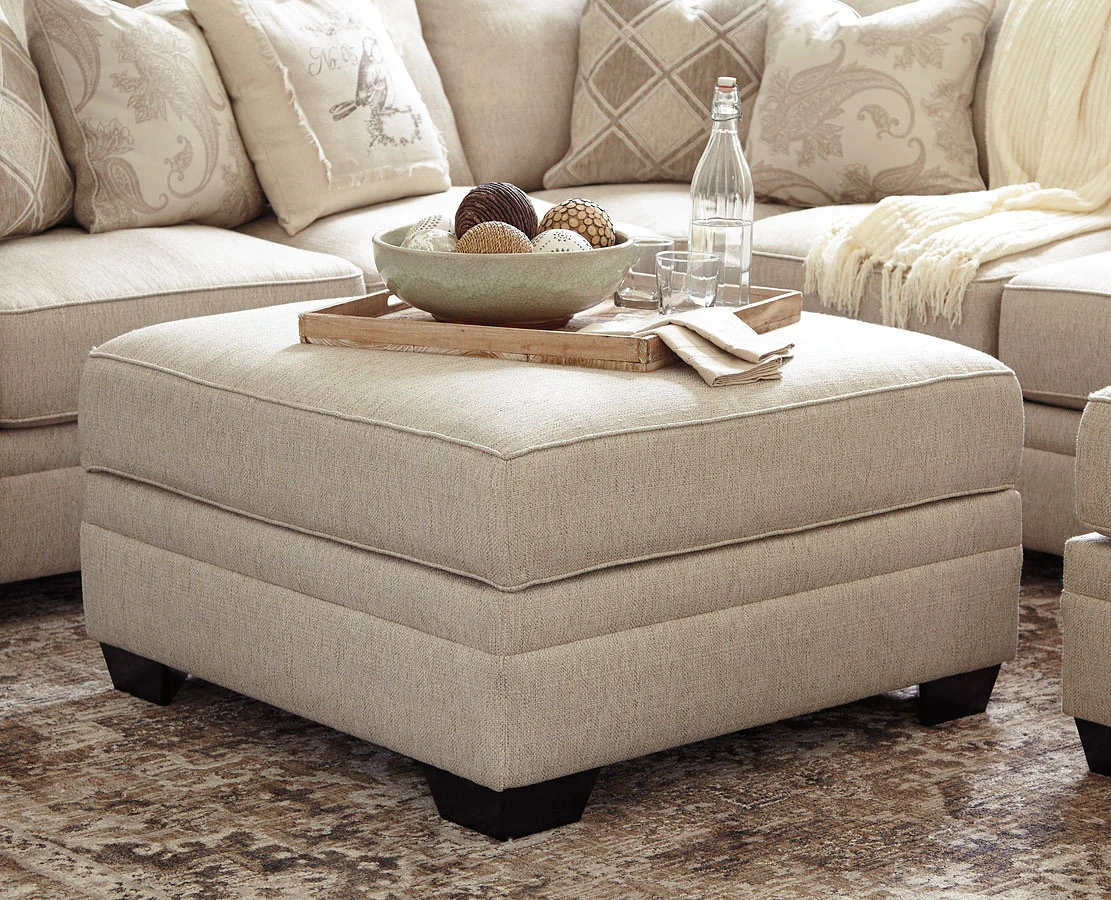 Luxora Bisque Ottoman W/ Storage 1 Luxora Bisque Ottoman W/ Storage