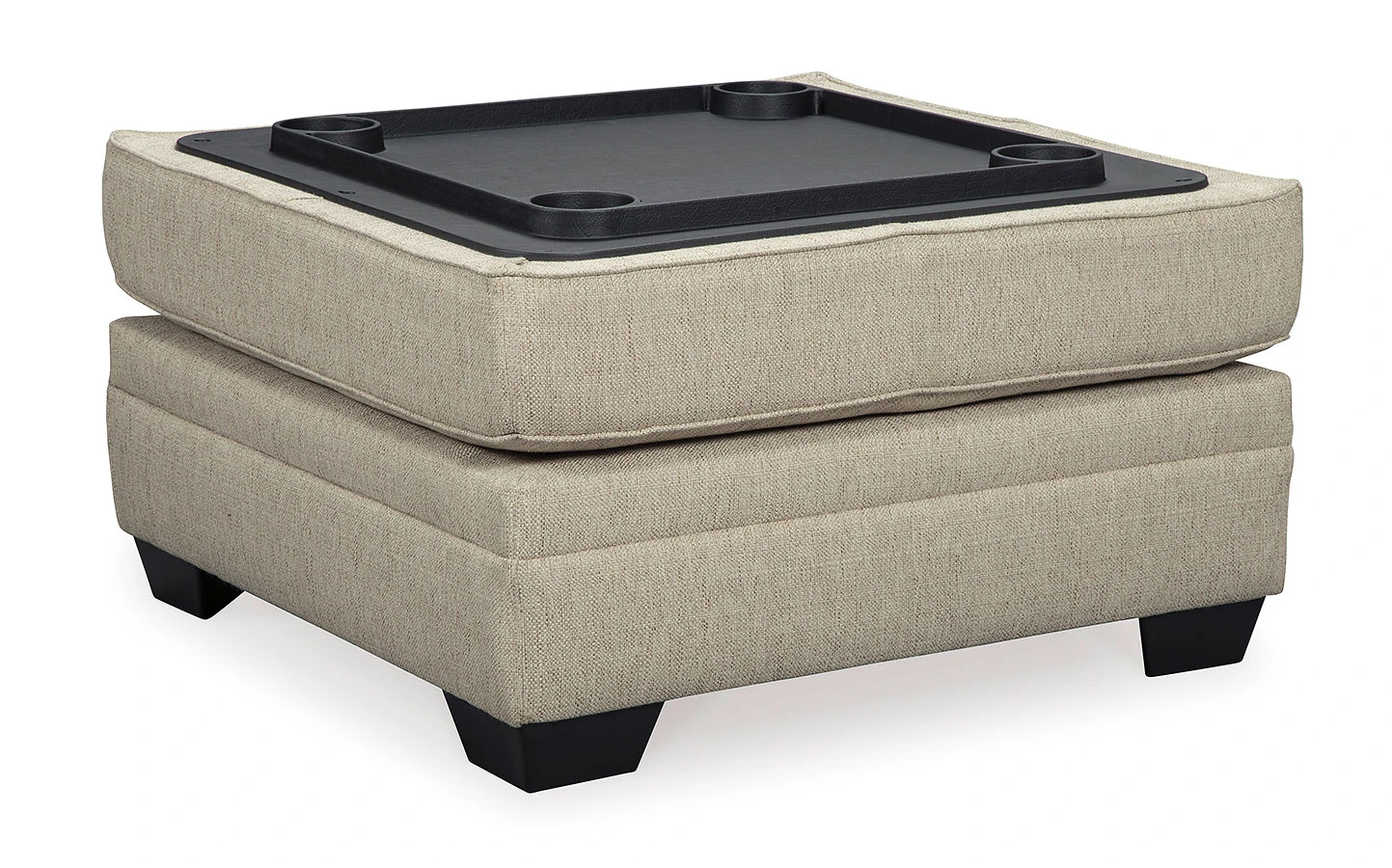 Luxora Bisque Ottoman W/ Storage 5 Luxora Bisque Ottoman W/ Storage - Image 5