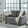 Rannis Pewter Twin Sofa Sleeper