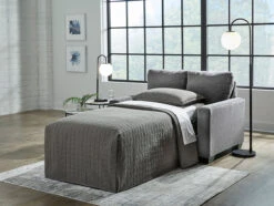 Rannis Pewter Twin Sofa Sleeper -Signature Design by Ashley 5360237 sleeper 3