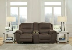 Next-Gen Gaucho Espresso Power Reclining Loveseat W/ Console