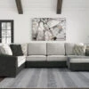 Bilgray Pewter Right Chaise Sectional