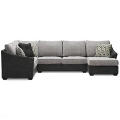 Bilgray Pewter Sectional Set -Signature Design by Ashley 5500348 34 17 sectional 2
