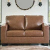 Bolsena Caramel Loveseat