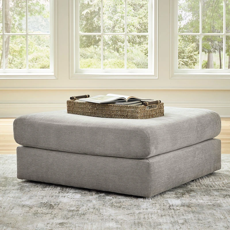 Avaliyah Ash Oversized Accent Ottoman 1 Avaliyah Ash Oversized Accent Ottoman