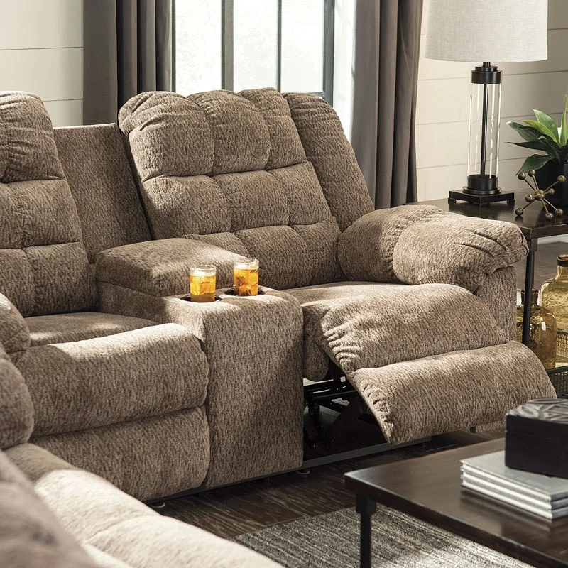 Workhorse Cocoa Reclining Sofa 4 Workhorse Cocoa Reclining Sofa - Image 4