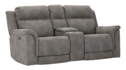 Next-Gen DuraPella Slate Power Reclining Sectional Set W/ Adjustable Headrests -Signature Design by Ashley 5930118 loveseat 4 1