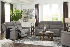 Next-Gen DuraPella Slate Power Reclining Living Room Set W/ Adjustable Headrests -Signature Design by Ashley 5930147 5930118 T234 set 2