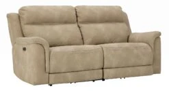 Next-Gen DuraPella Sand Power Reclining Sofa W/ Adjustable Headrests -Signature Design by Ashley 5930247 sofa 3