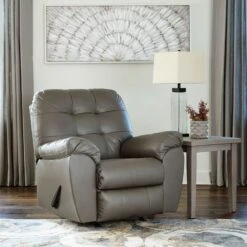 Donlen Gray Rocker Recliner