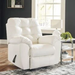 Donlen White Living Room Set -Signature Design by Ashley 5970325 recliner 1