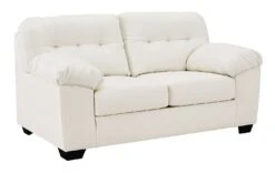 Donlen White Living Room Set -Signature Design by Ashley 5970335 loveseat 2
