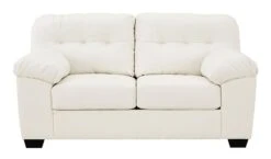 Donlen White Living Room Set -Signature Design by Ashley 5970335 loveseat 3