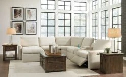 Hartsdale Linen Modular Power Reclining Sectional W/ Left Chaise 12 Hartsdale Linen Modular Power Reclining Sectional W/ Left Chaise -Signature Design by Ashley 6050916 6050977 6050962 sectional 1