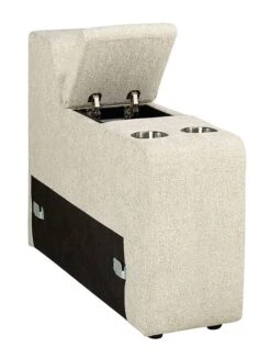 Hartsdale Linen Modular Power Reclining Sectional W/ Left Chaise 16 Hartsdale Linen Modular Power Reclining Sectional W/ Left Chaise -Signature Design by Ashley 6050957 console 1