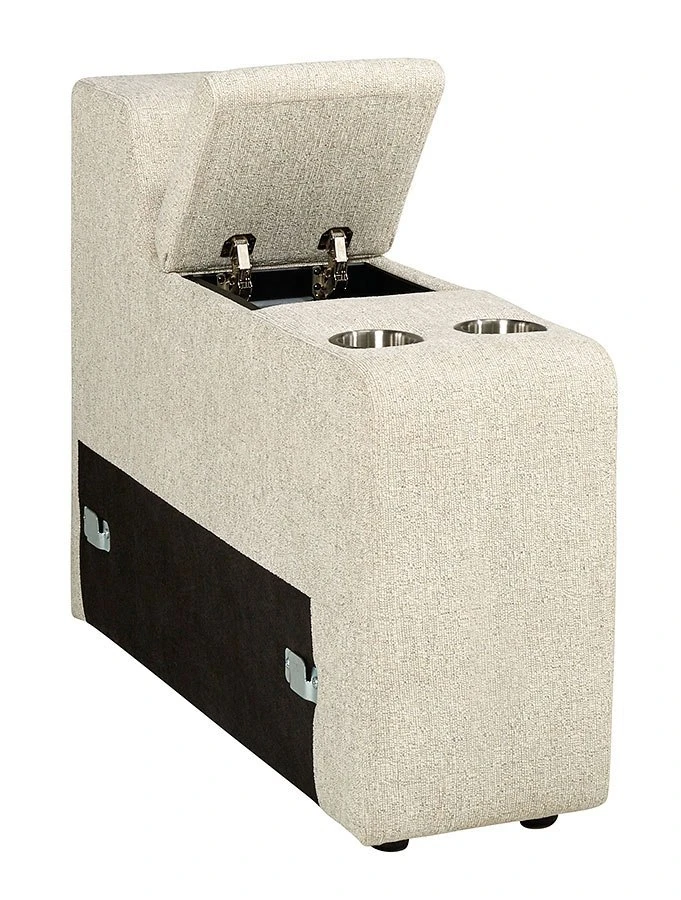 Hartsdale Linen Modular Power Reclining Sectional W/ Left Chaise 8 Hartsdale Linen Modular Power Reclining Sectional W/ Left Chaise - Image 8