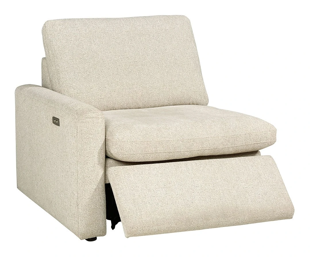 Hartsdale Linen Modular Power Reclining Sectional W/ Left Chaise 2 Hartsdale Linen Modular Power Reclining Sectional W/ Left Chaise - Image 2