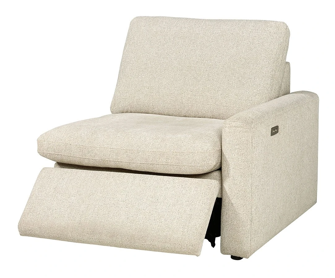 Hartsdale Linen Modular Power Reclining Sectional W/ Left Chaise 3 Hartsdale Linen Modular Power Reclining Sectional W/ Left Chaise - Image 3