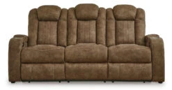 Wolfridge Brindle Power Reclining Sofa W/ Adjustable Headrests -Signature Design by Ashley 6070315 sofa 4