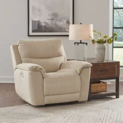 Next-Gen Gaucho Latte Power Reclining Living Room Set W/ Adjustable Headrests -Signature Design by Ashley 6080713 recliner 1