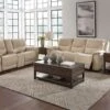Next-Gen Gaucho Latte Power Reclining Living Room Set W/ Adjustable Headrests