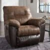 Follett Coffee Rocker Recliner