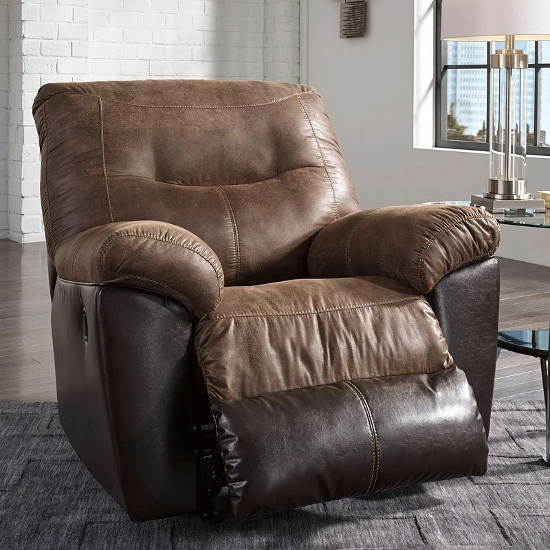 Follett Coffee Rocker Recliner 2 Follett Coffee Rocker Recliner - Image 2