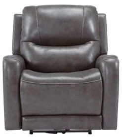Galahad Smoke Zero Wall Recliner W/ Air Massage System -Signature Design by Ashley 6610306 recliner 4