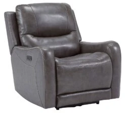 Galahad Smoke Zero Wall Recliner W/ Air Massage System -Signature Design by Ashley 6610306 recliner 5