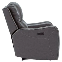 Galahad Smoke Zero Wall Recliner W/ Air Massage System -Signature Design by Ashley 6610306 recliner 7