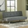 Santini Gray Flip Flop Armless Sofa