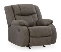 First Base Gunmetal Rocker Recliner 10 First Base Gunmetal Rocker Recliner -Signature Design by Ashley 6880425 recliner 4
