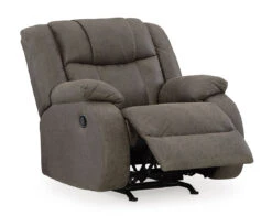 First Base Gunmetal Rocker Recliner 11 First Base Gunmetal Rocker Recliner -Signature Design by Ashley 6880425 recliner 5