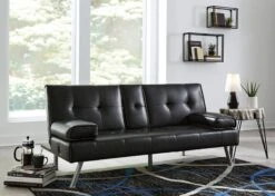 Mirclay Ebony Flip Flop Sofa