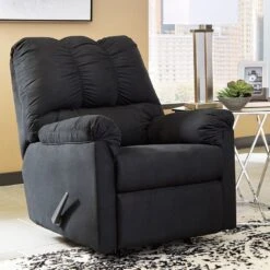 Darcy Black Rocker Recliner