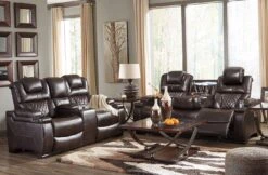 Warnerton Chocolate Power Reclining Living Room Set -Signature Design by Ashley 7540715 7540718 T628 lr set 2