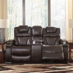 Warnerton Chocolate Power Reclining Living Room Set