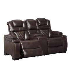 Warnerton Chocolate Power Reclining Living Room Set -Signature Design by Ashley 7540718 loveseat 2