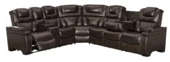 Warnerton Chocolate Power Reclining Sectional Set W/ Adjustable Headrests -Signature Design by Ashley 7540737 77 08 sectional 4