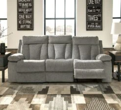 Mitchiner Fog Reclining Sofa W/ Drop Down Table