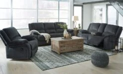 Draycoll Slate Power Reclining Living Room Set