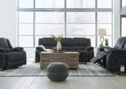 Draycoll Slate Power Reclining Living Room Set -Signature Design by Ashley 7650488 7650494 T883 set 3
