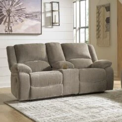 Draycoll Pewter Reclining Living Room Set 17 Draycoll Pewter Reclining Living Room Set -Signature Design by Ashley 7650594 loveseat 1