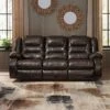 Vacherie Chocolate Reclining Sofa