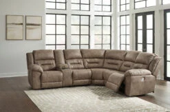 Ravenel Fossil Power Reclining Sectional 20 Ravenel Fossil Power Reclining Sectional -Signature Design by Ashley 83106 sec 2