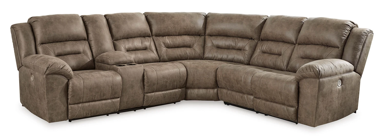 Ravenel Fossil Power Reclining Sectional 11 Ravenel Fossil Power Reclining Sectional - Image 11