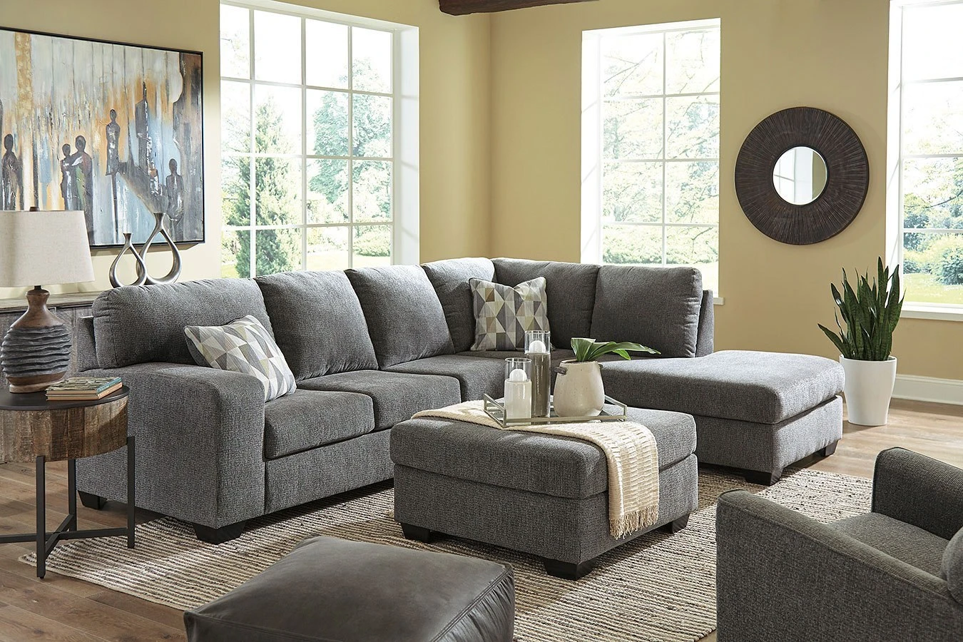Dalhart Charcoal Sectional Set 9 Dalhart Charcoal Sectional Set - Image 9