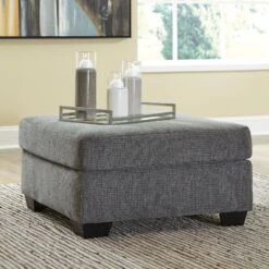 Dalhart Charcoal Sectional Set 29 Dalhart Charcoal Sectional Set -Signature Design by Ashley 8570308 ottoman 1